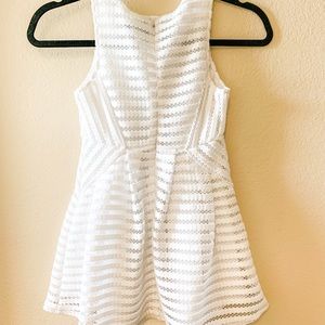 Girls White Lace Dress
